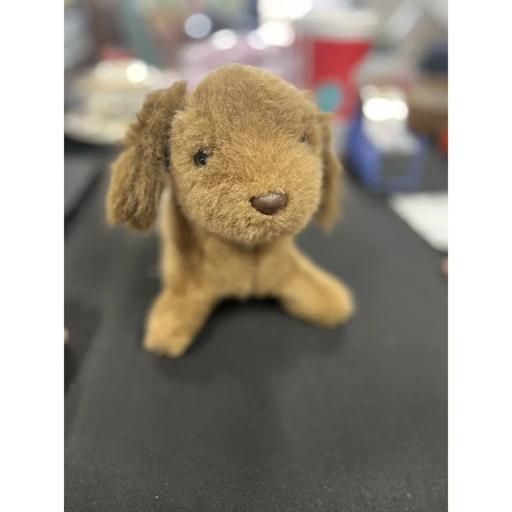 Vintage Applause Puppy Dog Plush Bravo Max Brown Lab Stuffed Animal Rare NWT 12